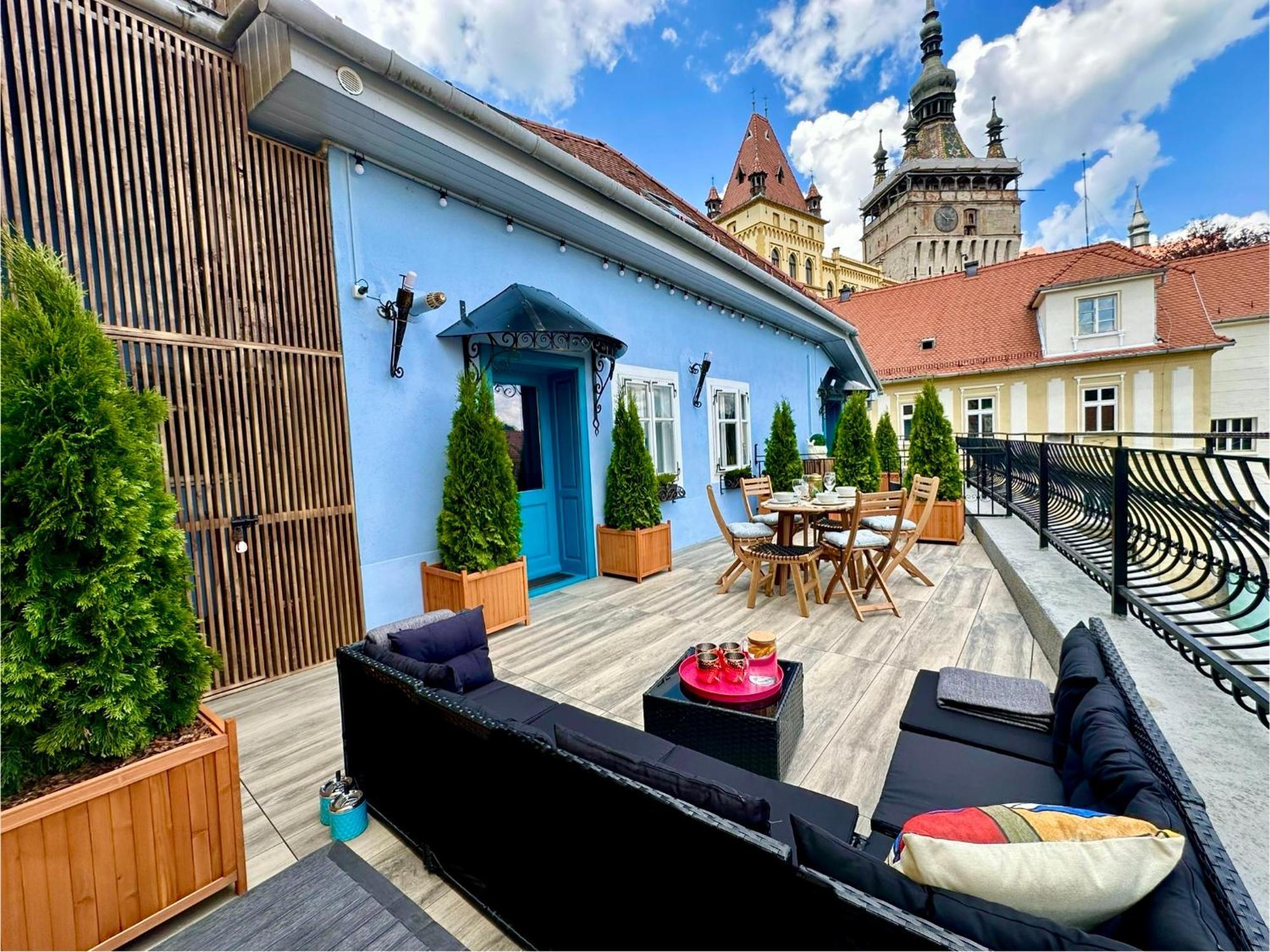 Casa Albastra By Casa Otto Leilighet Sighişoara Eksteriør bilde