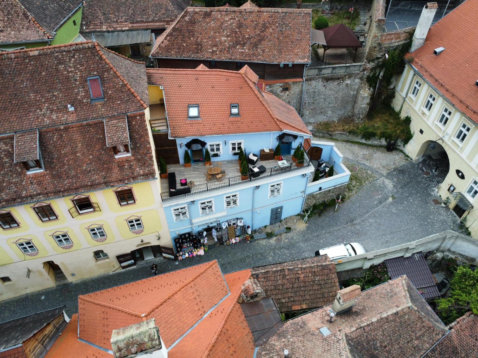 Casa Albastra By Casa Otto Leilighet Sighişoara Eksteriør bilde