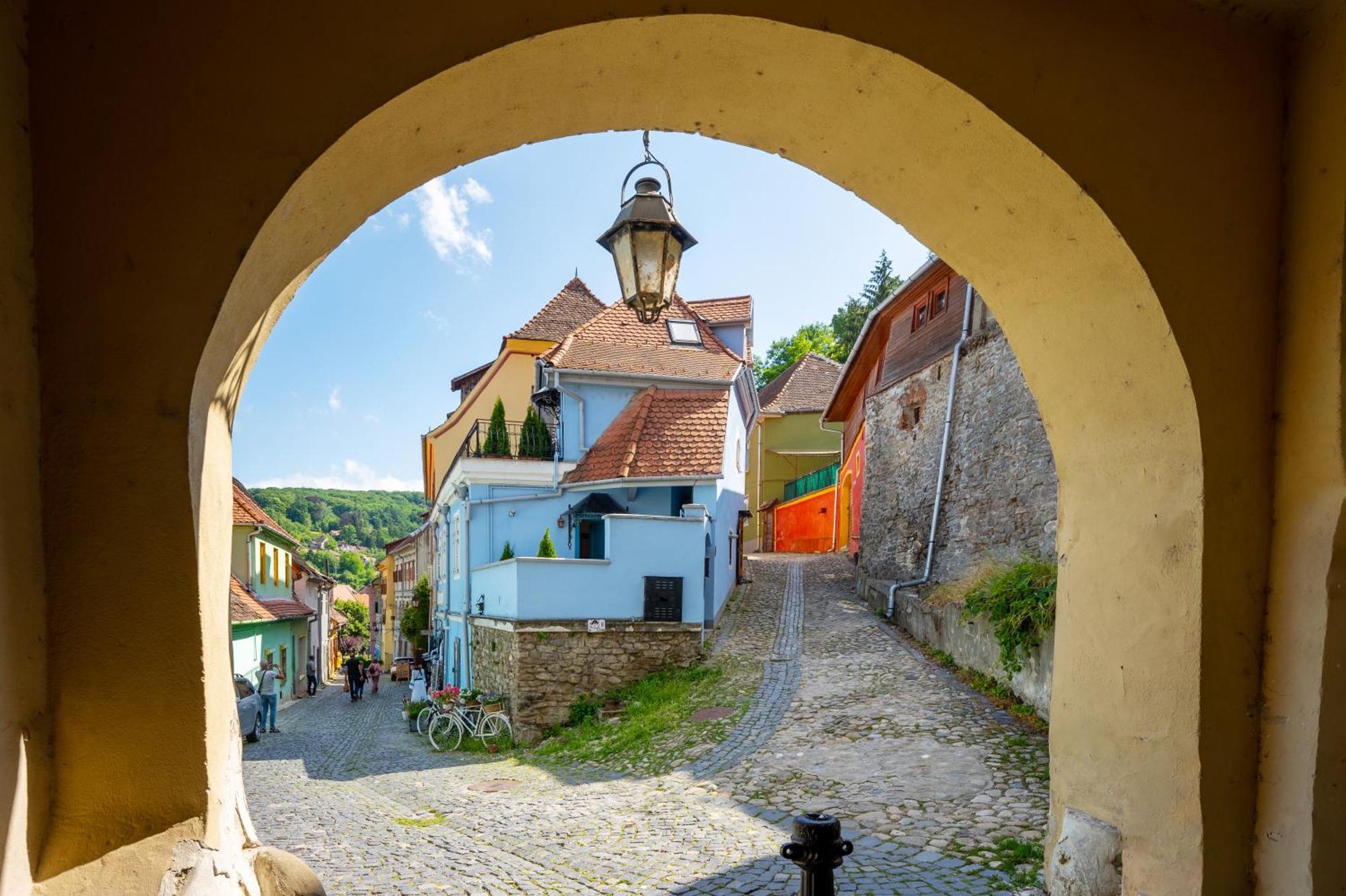 Casa Albastra By Casa Otto Leilighet Sighişoara Eksteriør bilde