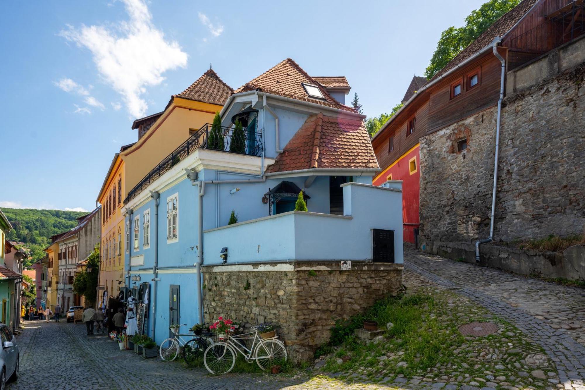 Casa Albastra By Casa Otto Leilighet Sighişoara Eksteriør bilde